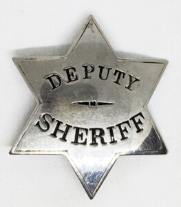 Badges Patches Metal DEPUTY Sheriff Wild West Cowboys Indians Law