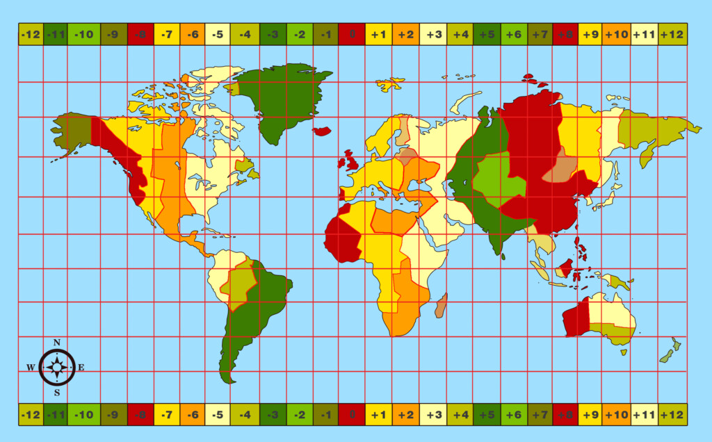 Coordinated Universal Time Conversion Chart