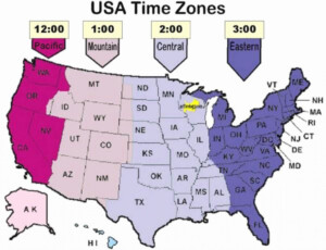 Printable Map Of Texas Time Zones Printable Maps Online